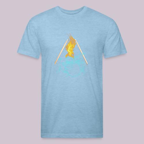 Drums on Fire - Unisex Poly/Cotton T-Shirt