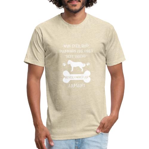 My Best Friend Is Armant Cool Gift - Men’s Fitted Poly/Cotton T-Shirt