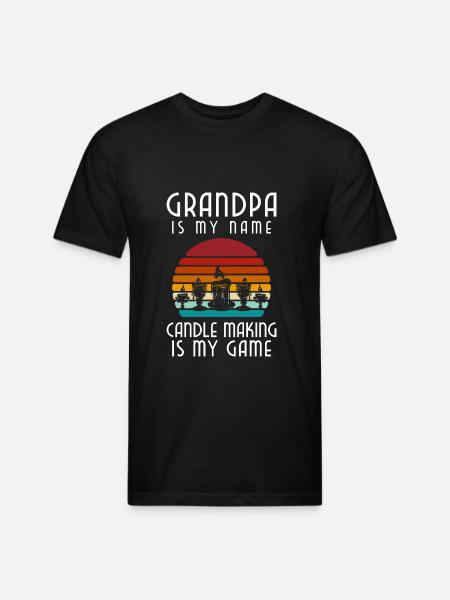 Candle Deco Passion - Unisex Poly/Cotton T-Shirt - black
