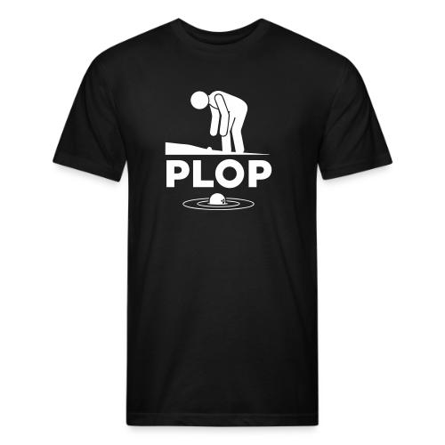 PLOP Water Hazard - Funny Ball in Water Quote - Unisex Poly/Cotton T-Shirt