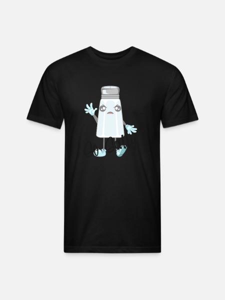 So Salty - Unisex Poly/Cotton T-Shirt - black