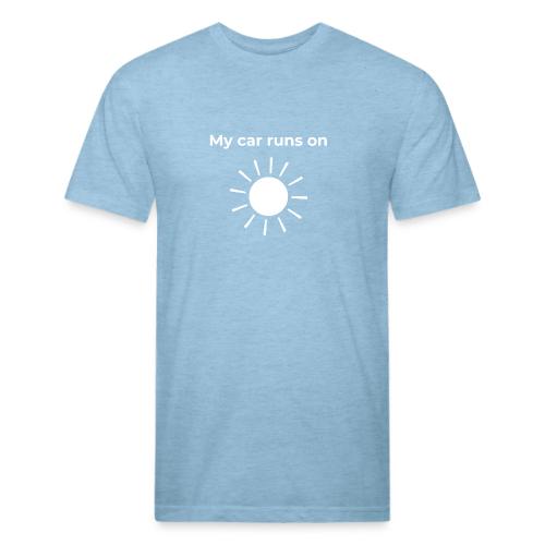 My car runs on solar (power) - Unisex Poly/Cotton T-Shirt