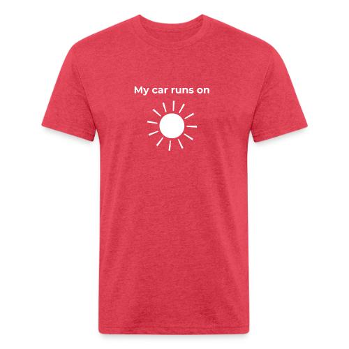 My car runs on solar (power) - Unisex Poly/Cotton T-Shirt