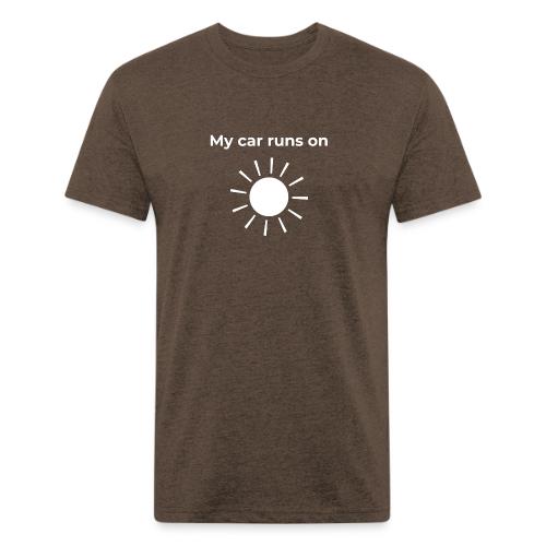 My car runs on solar (power) - Unisex Poly/Cotton T-Shirt