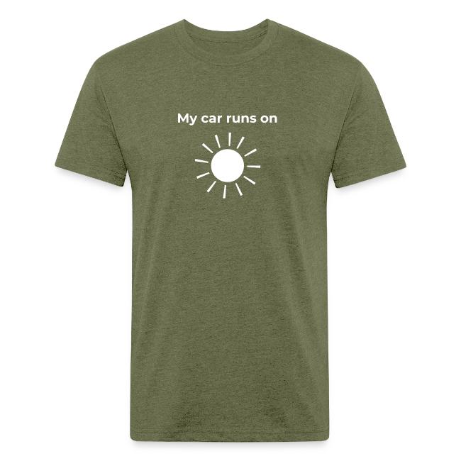 My car runs on solar (power)