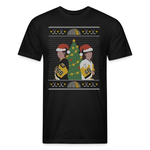 Hairy Christmas - Fitted Cotton/Poly T-Shirt by Next Level