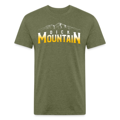 Dick Mountain (No Number) - Fitted Cotton/Poly T-Shirt by Next Level