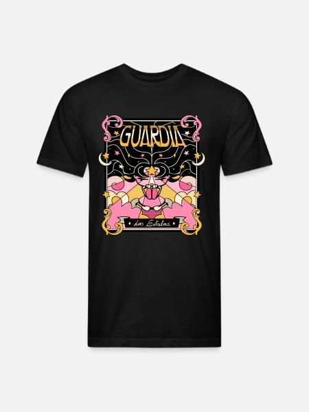 Star Guardian Girl - Unisex Poly/Cotton T-Shirt - black