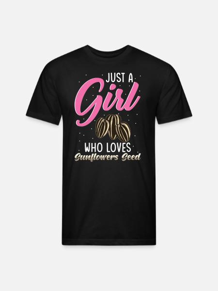 Sunflower Seeds - Unisex Poly/Cotton T-Shirt - black