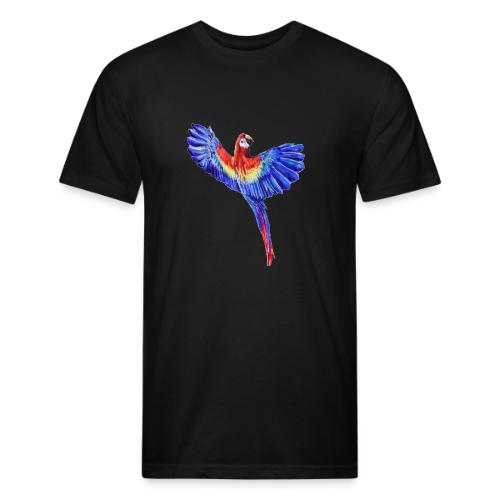 Scarlet macaw parrot - Unisex Poly/Cotton T-Shirt