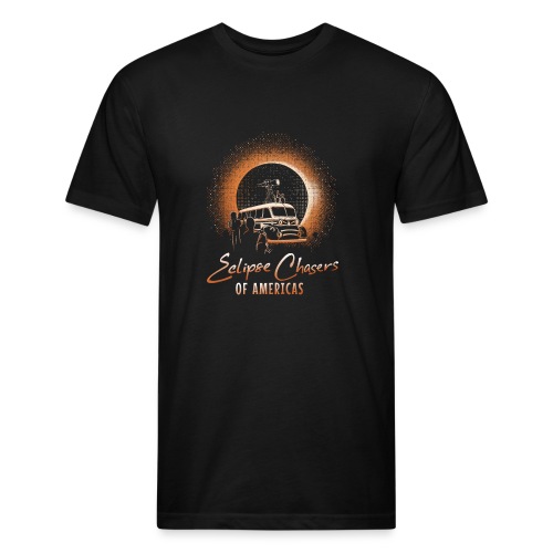 Solar Eclipse Chasers of Americas Group I - Men’s Fitted Poly/Cotton T-Shirt