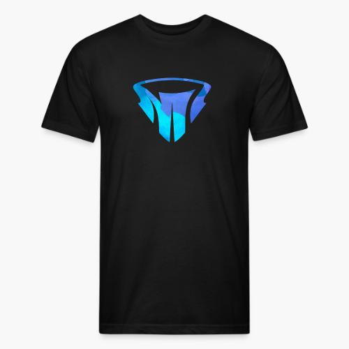 Blue Logo - Unisex Poly/Cotton T-Shirt