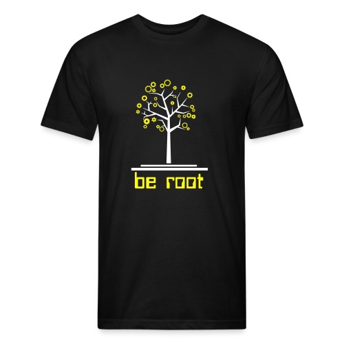 Be r00t - Men’s Fitted Poly/Cotton T-Shirt