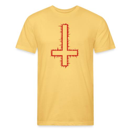 Inverted Cross - Unisex Poly/Cotton T-Shirt