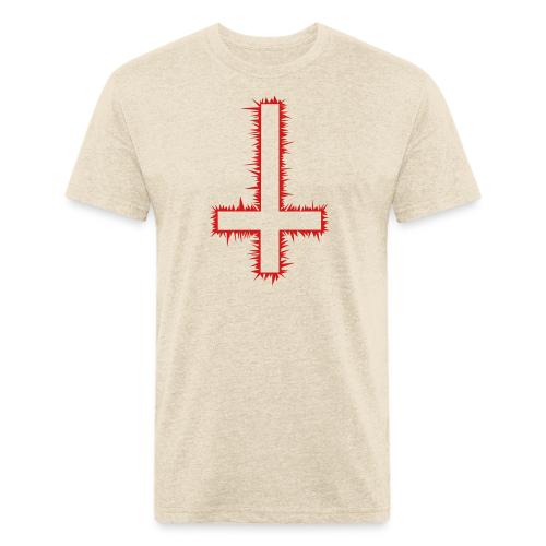 Inverted Cross - Unisex Poly/Cotton T-Shirt