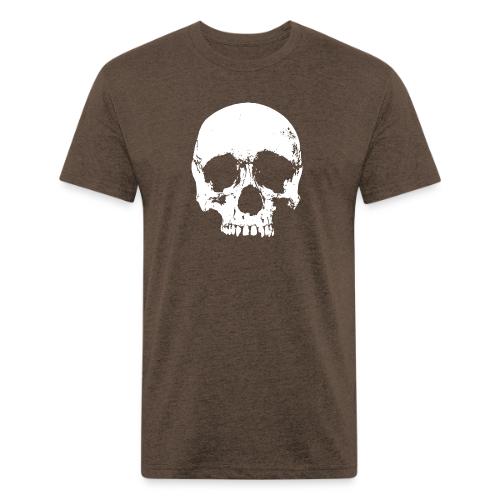 Skull - Men’s Fitted Poly/Cotton T-Shirt