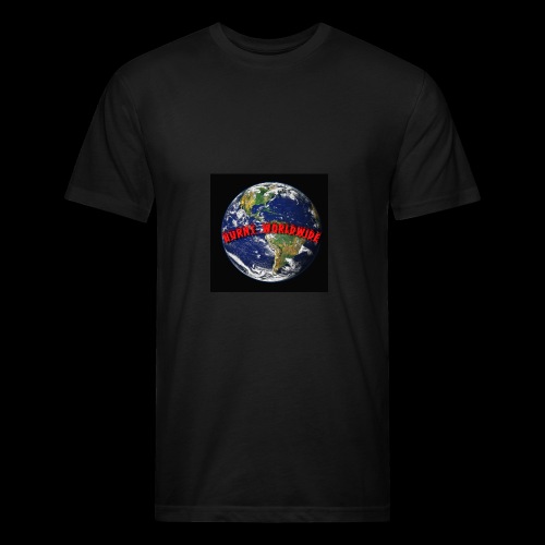 burntworldwide - Men’s Fitted Poly/Cotton T-Shirt