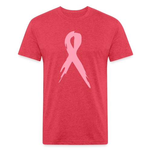 awareness_ribbon - Men’s Fitted Poly/Cotton T-Shirt