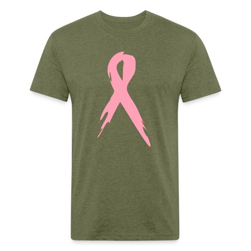 awareness_ribbon - Fitted Cotton/Poly T-Shirt by Next Level