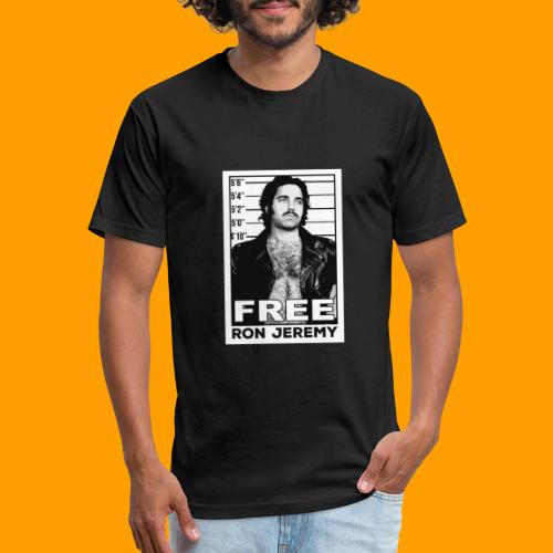 Free Ron Jeremy - Men’s Fitted Poly/Cotton T-Shirt