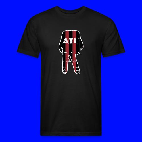 Peace Up, A-Town Down, Five Stripes! - Unisex Poly/Cotton T-Shirt