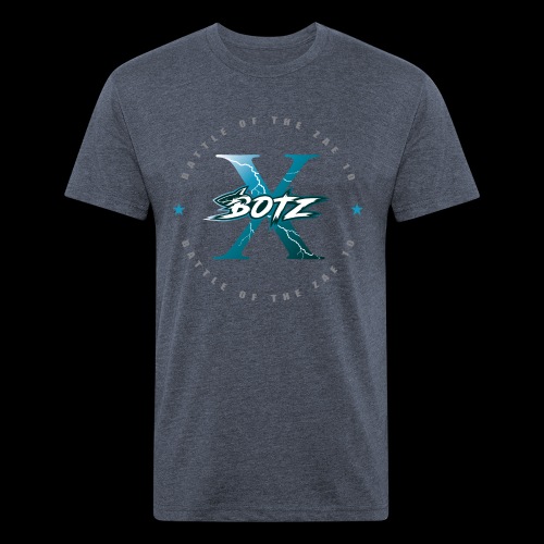 BOTZ X Circle Logo - Men’s Fitted Poly/Cotton T-Shirt