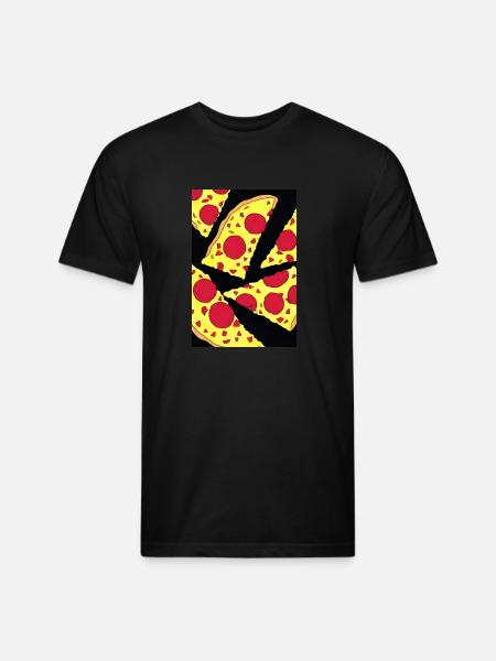 Slice of goodness - Unisex Poly/Cotton T-Shirt - black