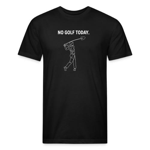 No Golf Today Shovel Swing Quote - Unisex Poly/Cotton T-Shirt