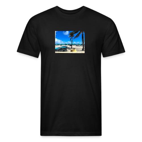 Hollywood Beach - Unisex Poly/Cotton T-Shirt