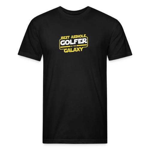 Golf Gift for Men - Best Asshole in the Galaxy Fun - Unisex Poly/Cotton T-Shirt