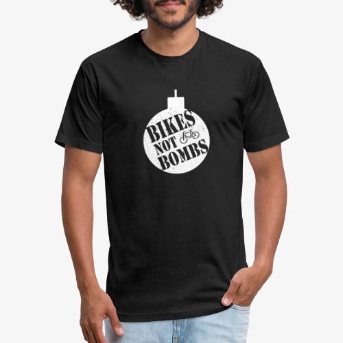Bikes Not Bombs - Unisex Poly/Cotton T-Shirt
