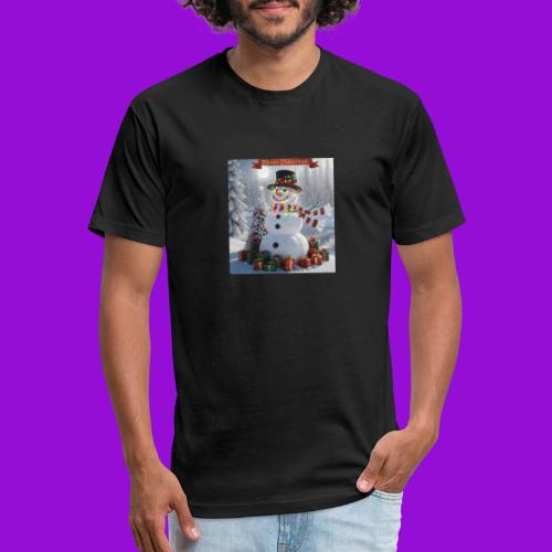 Merry Christmas - Men’s Fitted Poly/Cotton T-Shirt