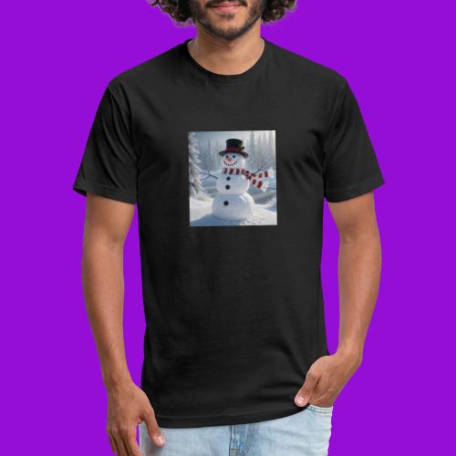 Frosty - Men’s Fitted Poly/Cotton T-Shirt