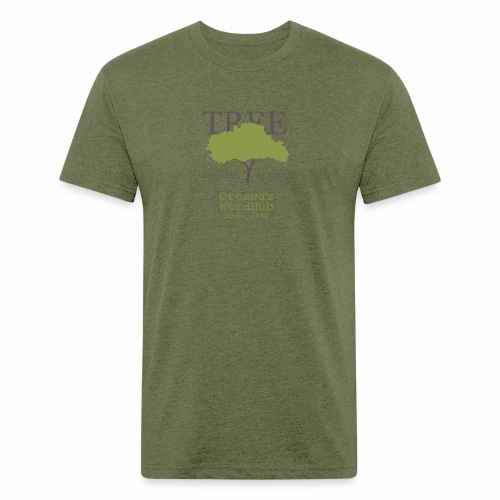 Tree Reading Swag - Men’s Fitted Poly/Cotton T-Shirt
