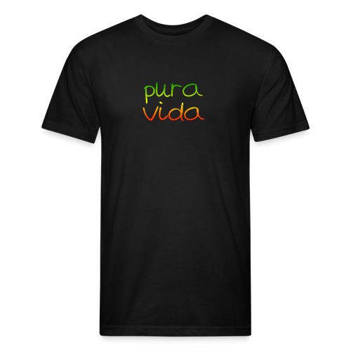 pura vida - Men’s Fitted Poly/Cotton T-Shirt