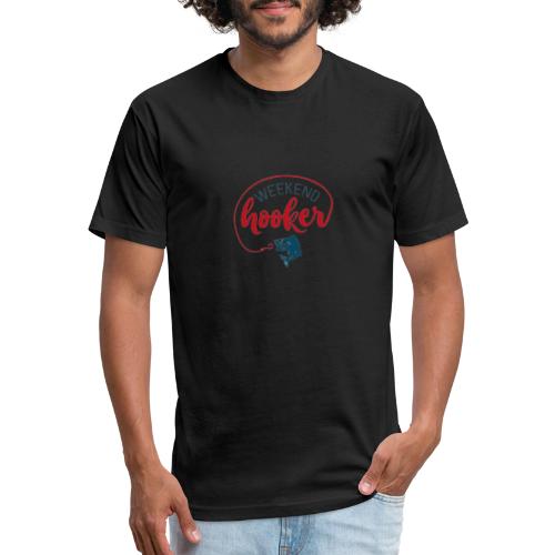 weekend Hooker - Men’s Fitted Poly/Cotton T-Shirt