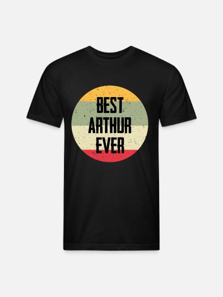 Best Arthur Ever - Unisex Poly/Cotton T-Shirt - black