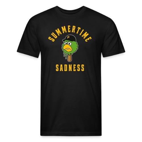 Summertime Sadness (Front Only, Full, on Black) - Unisex Poly/Cotton T-Shirt