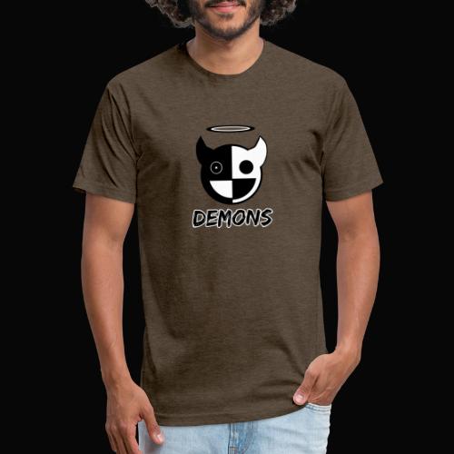Demons - Men’s Fitted Poly/Cotton T-Shirt