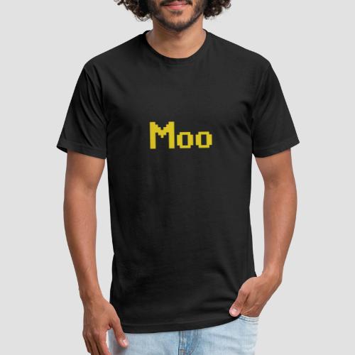 Moo - Men’s Fitted Poly/Cotton T-Shirt