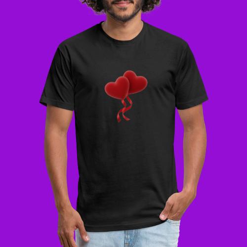 Two hearts together - Unisex Poly/Cotton T-Shirt