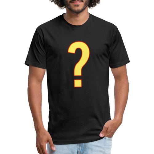 ? - Men’s Fitted Poly/Cotton T-Shirt