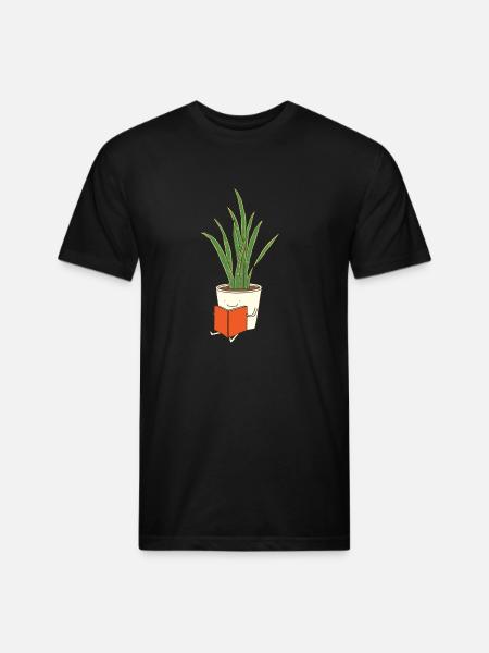 Indoor Plant - Unisex Poly/Cotton T-Shirt - black