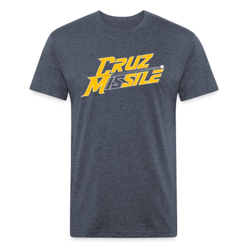 Cruz Missile - Men’s Fitted Poly/Cotton T-Shirt