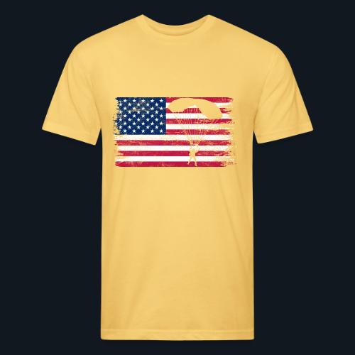 American paratrooper 1 - Unisex Poly/Cotton T-Shirt