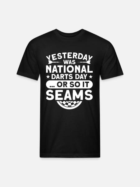Darts Dart Player - Unisex Poly/Cotton T-Shirt - black