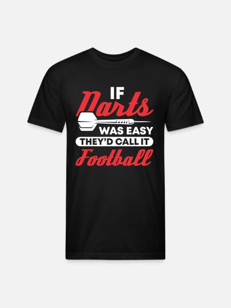 Darts Dart Player - Unisex Poly/Cotton T-Shirt - black
