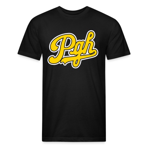 new2 script pgh - Fitted Cotton/Poly T-Shirt by Next Level