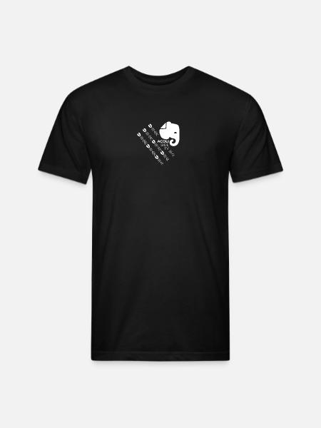Acoli Side TV Graphic Pattern - Unisex Poly/Cotton T-Shirt - black