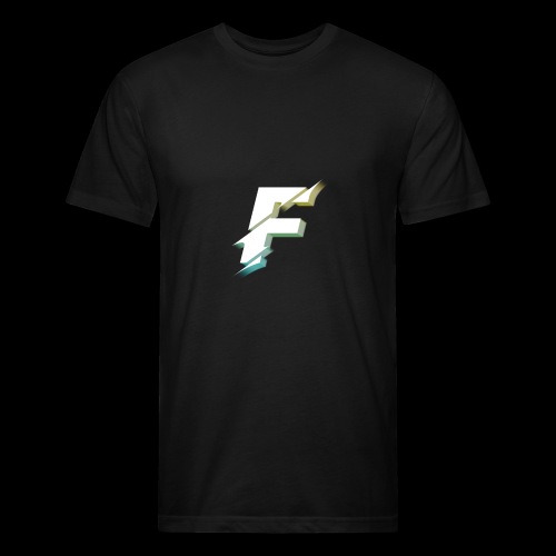 Fabs Rainbow Logo - Men’s Fitted Poly/Cotton T-Shirt